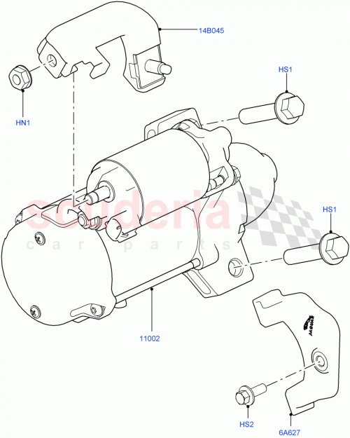 Part Diagram for Land Rover LR057605