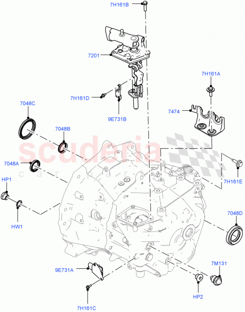 Part Diagram for Land Rover LR113582
