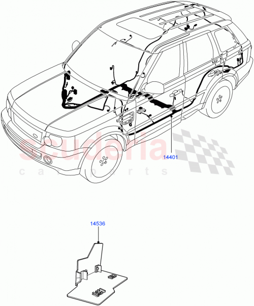 Part Diagram for Land Rover YMC508270