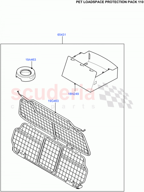Part Diagram for Land Rover VPLE110PET02