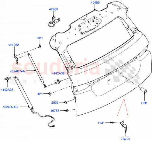 Part Diagram for Land Rover LR137576