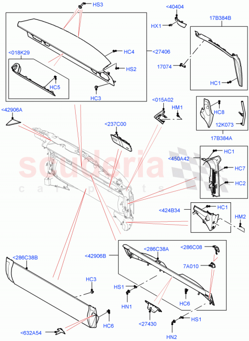 Part Diagram for Land Rover LR155003