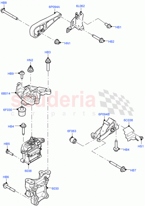 Part Diagram for Land Rover LR148213