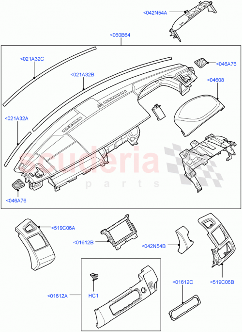 Part Diagram for Land Rover LR030865