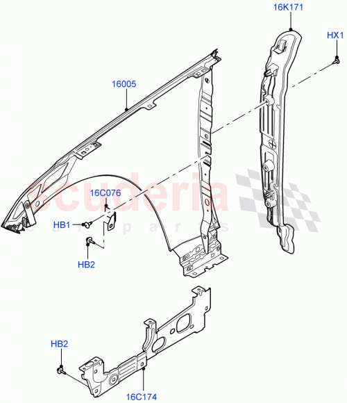 Part Diagram for Land Rover LR151902