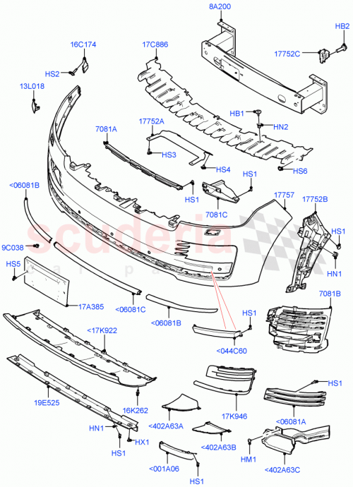 Part Diagram for Land Rover LR128131