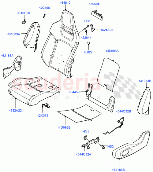 Part Diagram for Land Rover LR095700