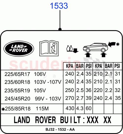 Part Diagram for Land Rover LR093869