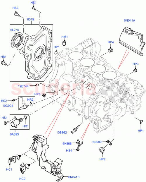Part Diagram for Land Rover LR163193