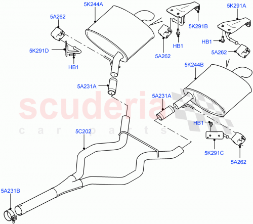 Part Diagram for Land Rover LR035777
