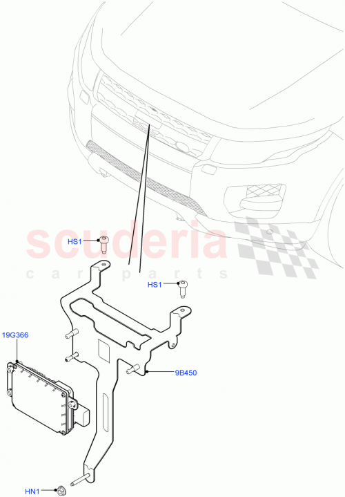 Part Diagram for Land Rover LR058098