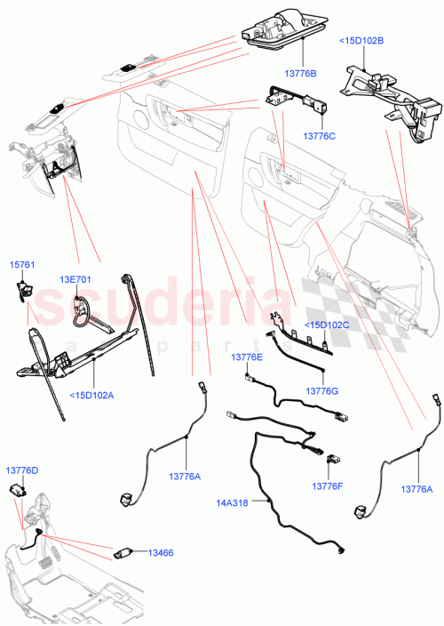 Part Diagram for Land Rover LR072365