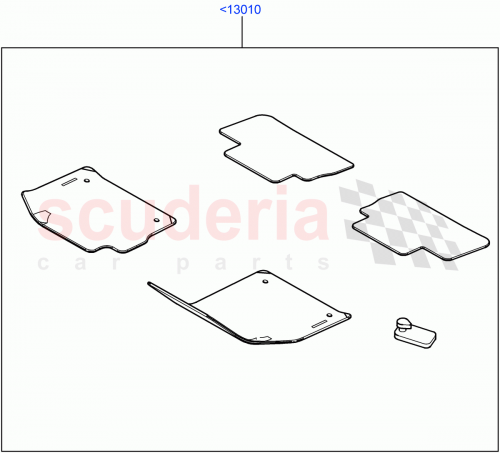 Part Diagram for Land Rover VPLVS0309