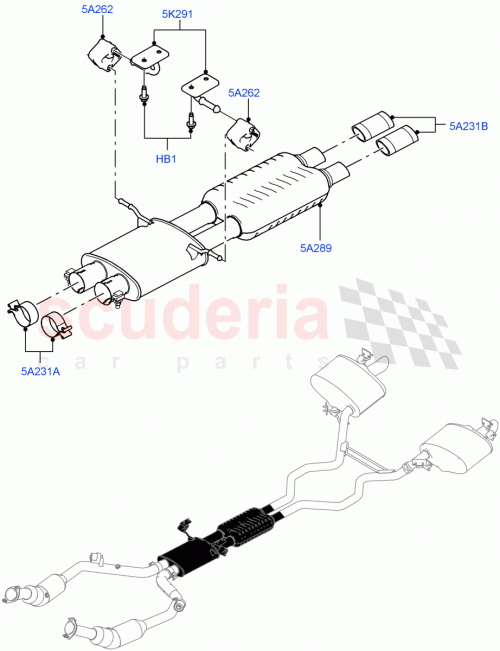 Part Diagram for Land Rover LR036438