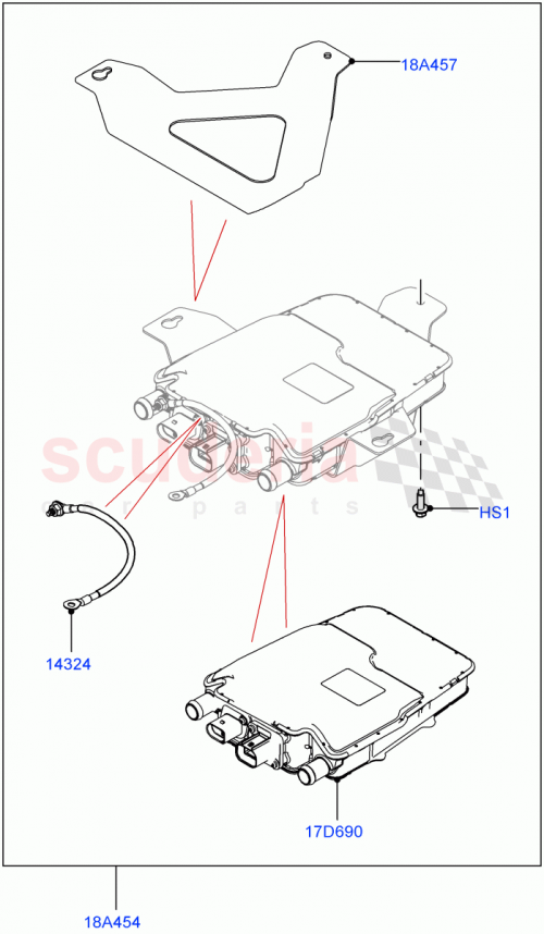 Part Diagram for Land Rover LR141669