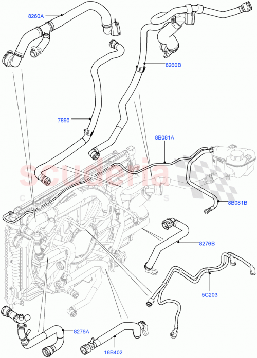 Part Diagram for Land Rover LR072104