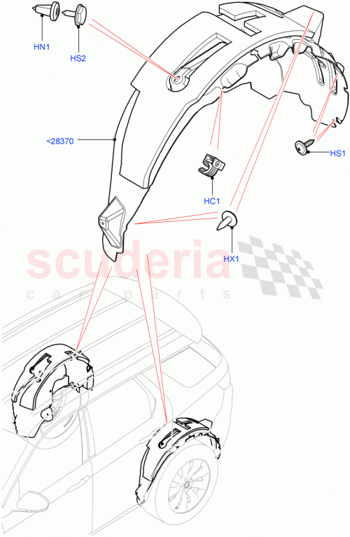 Part Diagram for Land Rover LR071250