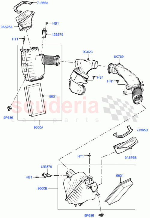 Part Diagram for Land Rover LR152093