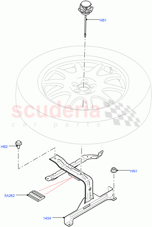 Part Diagram for Land Rover LR090551
