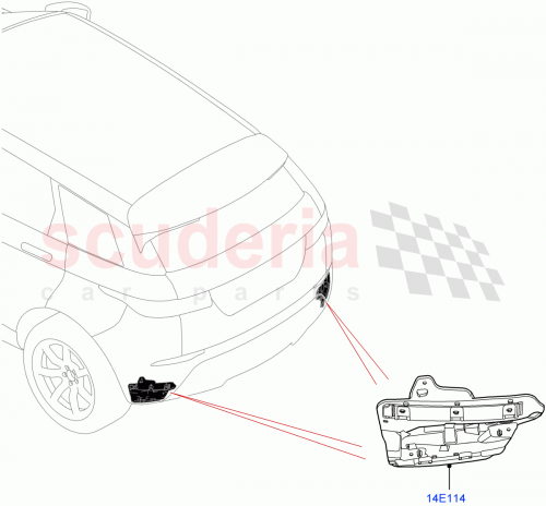 Part Diagram for Land Rover LR116032