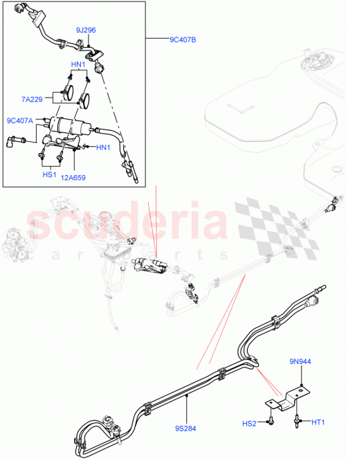 Part Diagram for Land Rover LR036780
