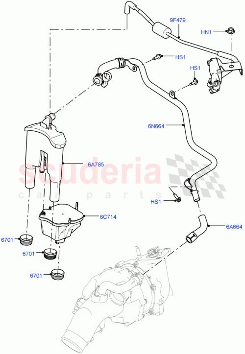 Part Diagram for Land Rover LR071232