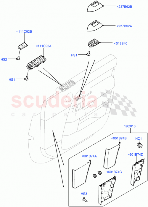 Part Diagram for Land Rover LR051015