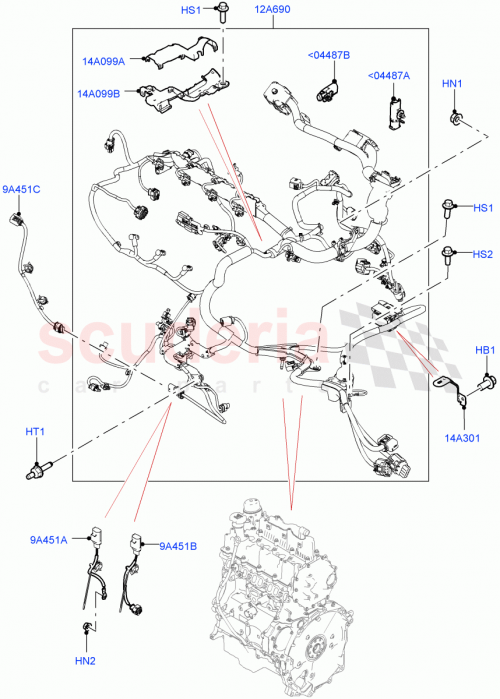 Part Diagram for Land Rover LR118099
