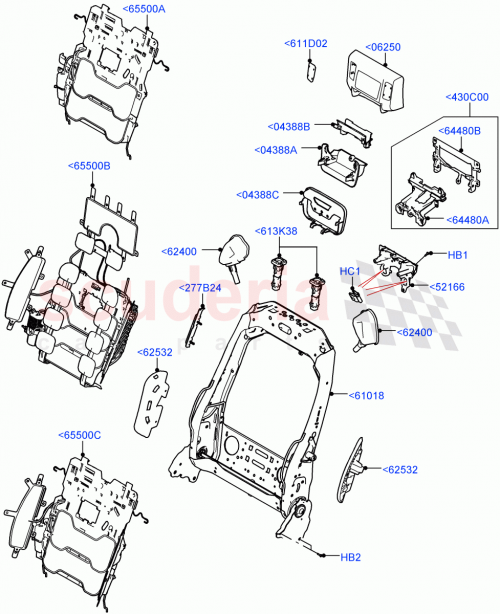Part Diagram for Land Rover LR154098