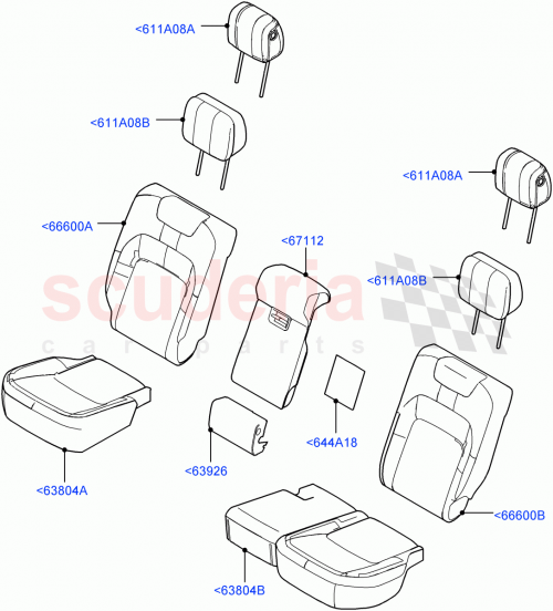 Part Diagram for Land Rover LR110484