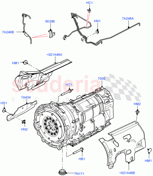 Part Diagram for Land Rover LR142020