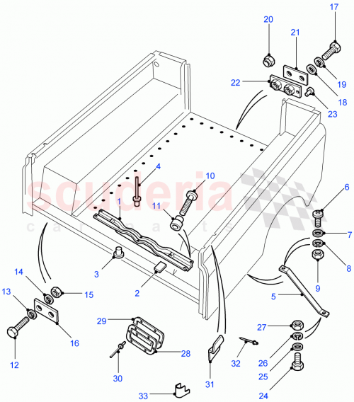 Part Diagram for Land Rover MUC3932