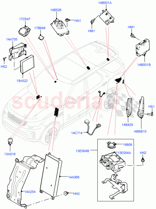 Part Diagram for Land Rover LR093609