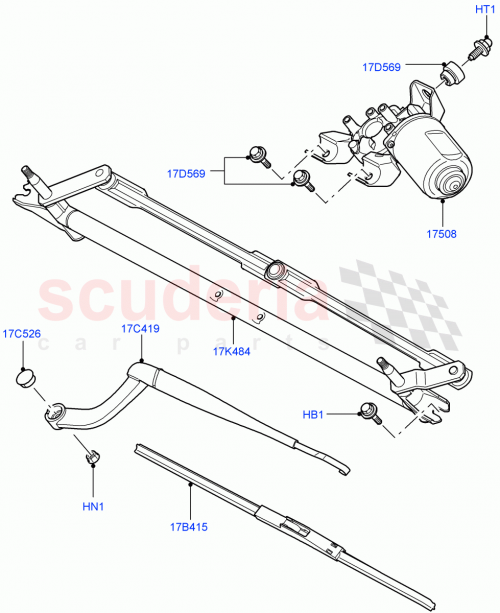 Part Diagram for Land Rover LR038123