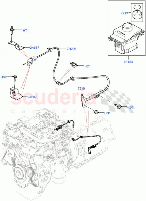 Part Diagram for Land Rover LR117070