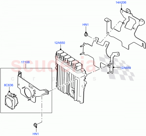 Part Diagram for Land Rover LR141294