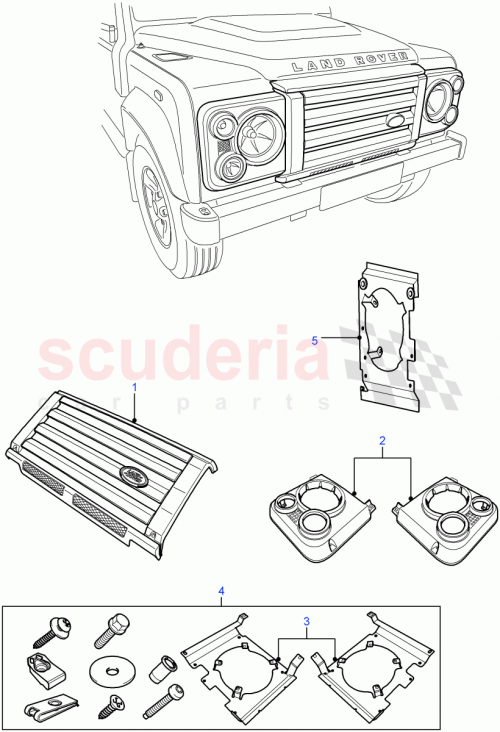 Part Diagram for Land Rover LR024180