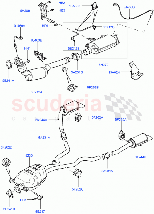 Part Diagram for Land Rover WCS000110