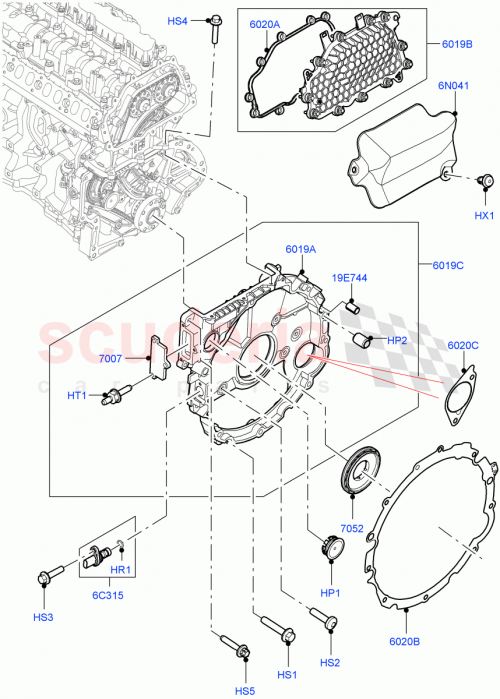 Part Diagram for Land Rover LR127937