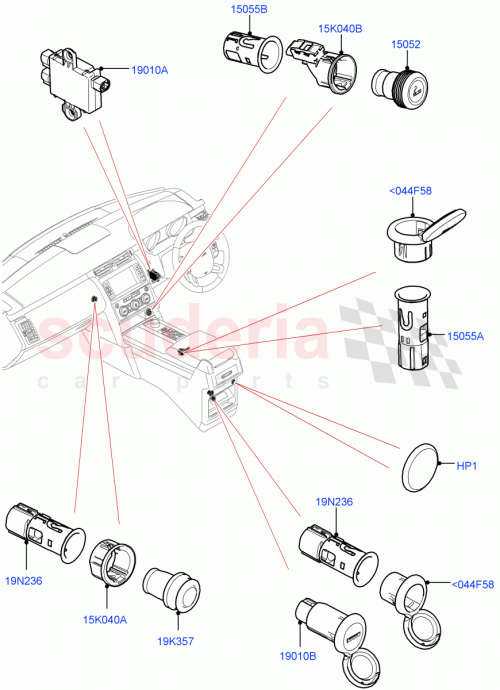 Part Diagram for Land Rover LR082516