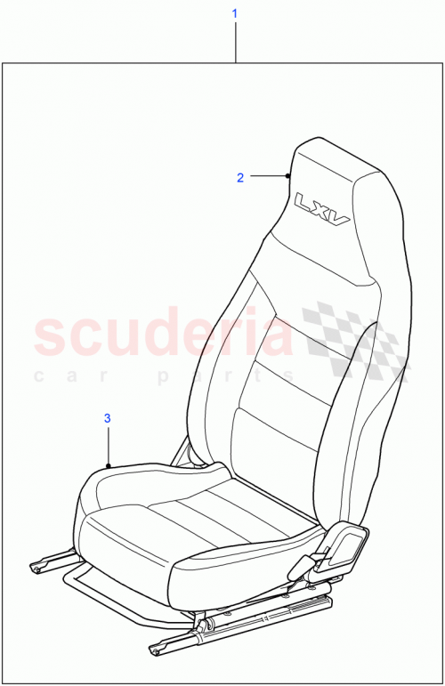 Part Diagram for Land Rover LR051750