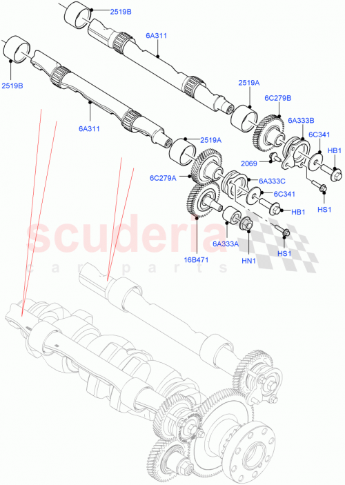 Part Diagram for Land Rover LR092982