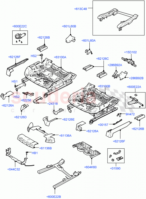 Part Diagram for Land Rover LR100858