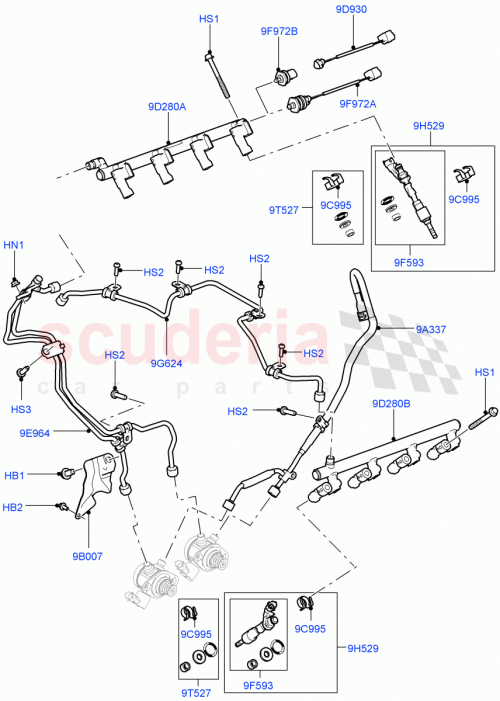 Part Diagram for Land Rover LR011349