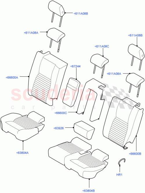 Part Diagram for Land Rover LR058897