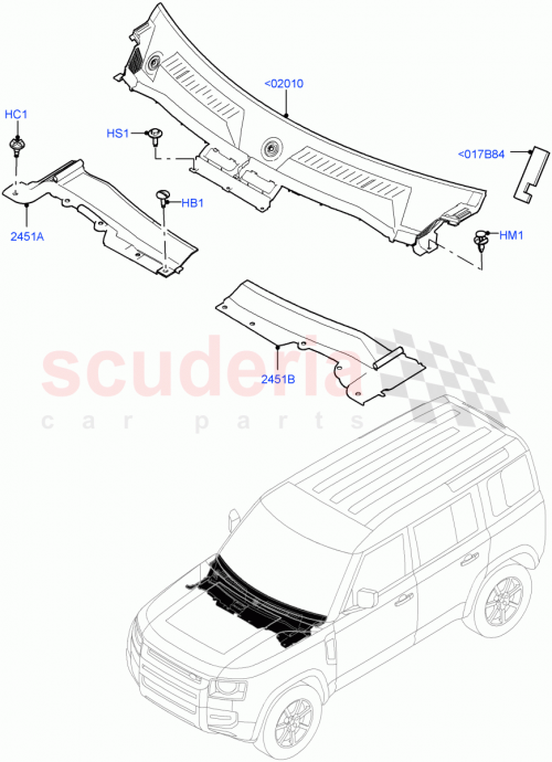Part Diagram for Land Rover LR171070