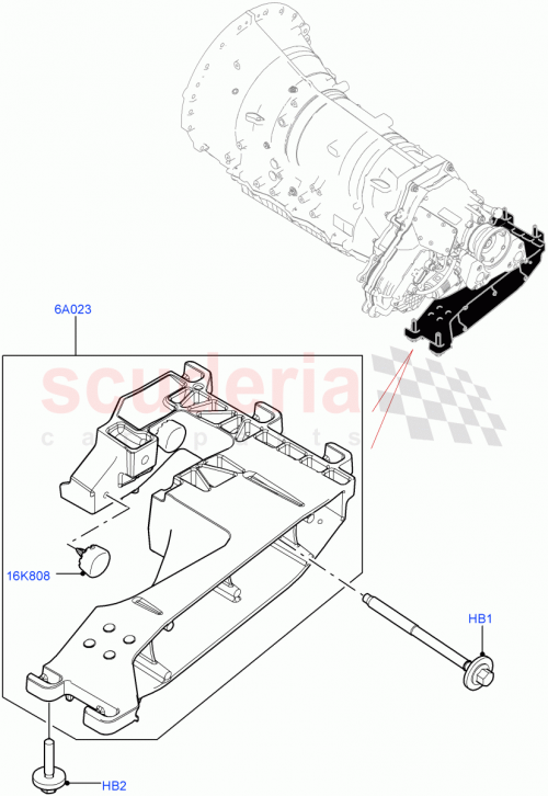 Part Diagram for Land Rover LR090490
