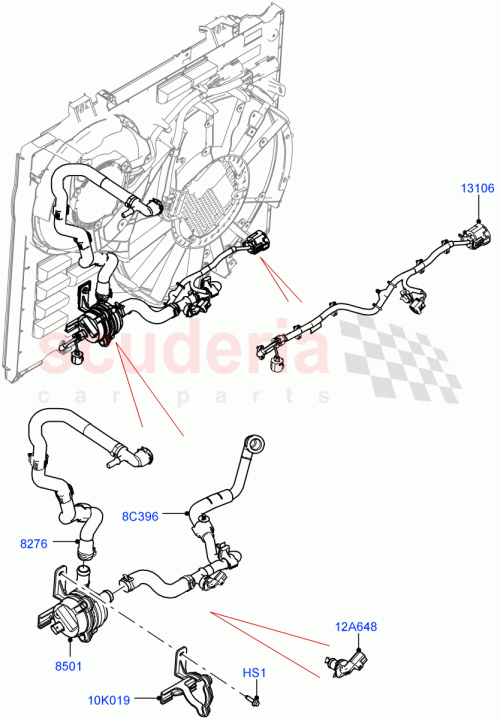 Part Diagram for Land Rover LR154806