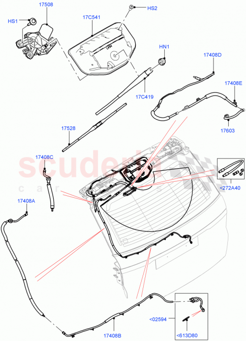 Part Diagram for Land Rover LR105362