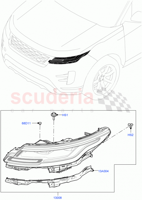 Part Diagram for Land Rover LR124534